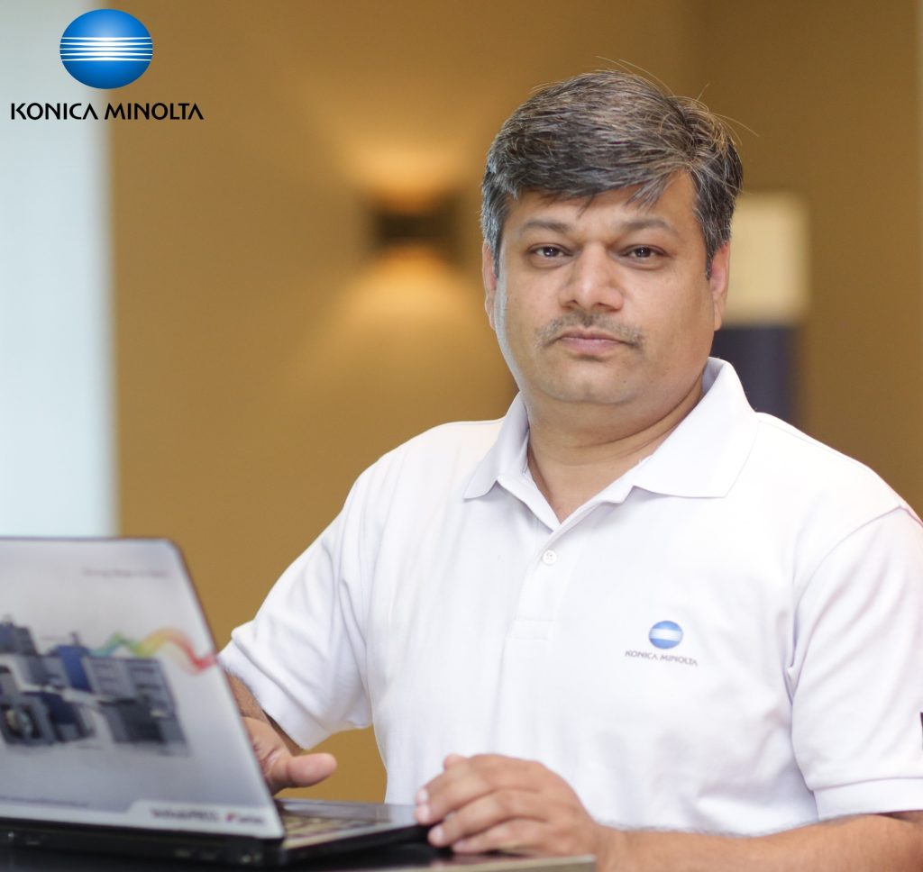 Mr. Manish Gupta, Head of Product Lifecycle Management and Planning Division, Konica Minolta Business Solutions India Pvt. Ltd.